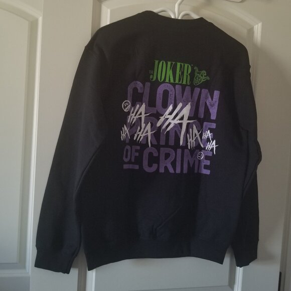 DC Comics Joker Crewneck Sweater (Front/Reverse Image) - Picture 2 of 6